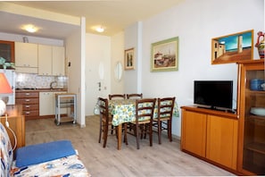 Apartamento, 1 quarto, sacada | Parte interna