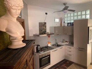 Apartment, 1 Bedroom, Balcony, City View | Private kitchen | Stovetop, coffee/tea maker, electric kettle, dining tables - Arty Colourful Flat Close to Campus Bocconi - by Beahost Rentals (Milan)