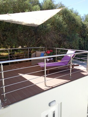 Apartment, 1 Bedroom, Balcony, Garden View | Balcony - "spyros" 1-room Apartment - Simple, Cozy, Close to the Beach (Chania)