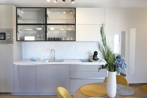 Apartment, 1 Bedroom, Balcony, Garden View | Private kitchen - Basilea Luxury Apartment (Malinska-Dubasnica)