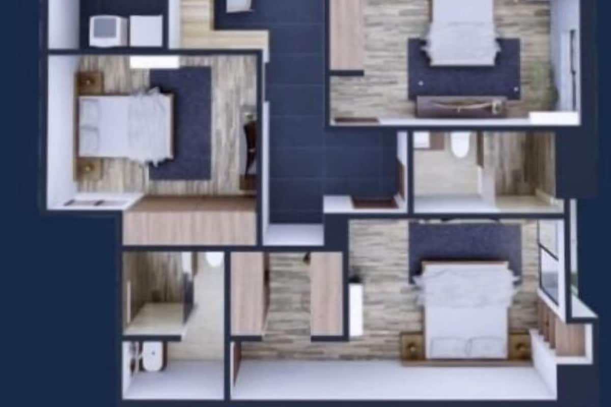 2 habitaciones, cortinas blackout y tabla de planchar con plancha