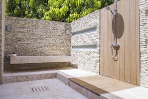 Villa, 4 Bedrooms, Accessible, Smoking | Bathroom shower - "srvittinivillas Mng/5 /modern Lux Villa/ Perfect Loc/ Resort Villa" (La Romana)