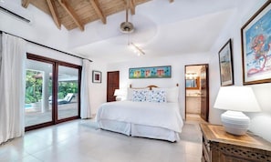 Villa, 4 chambres, patio, vue jardin | 4 chambres, fer et planche Ă repasser, accĂšs Internet, draps fournis