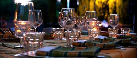 Opções para refeição ao ar livre