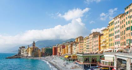 Belle maison Ă Recco avec vue sur la.