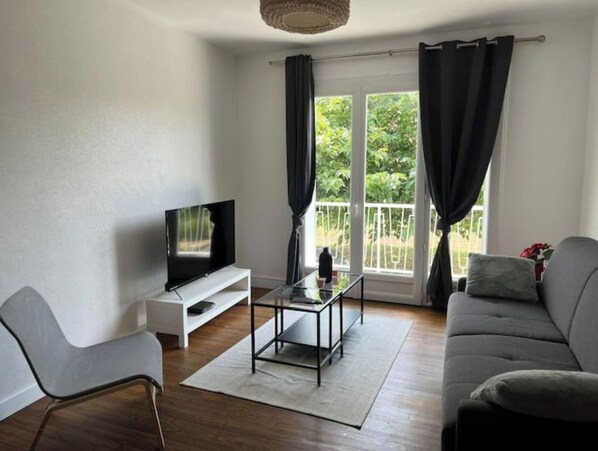 TV connectée, cheminée