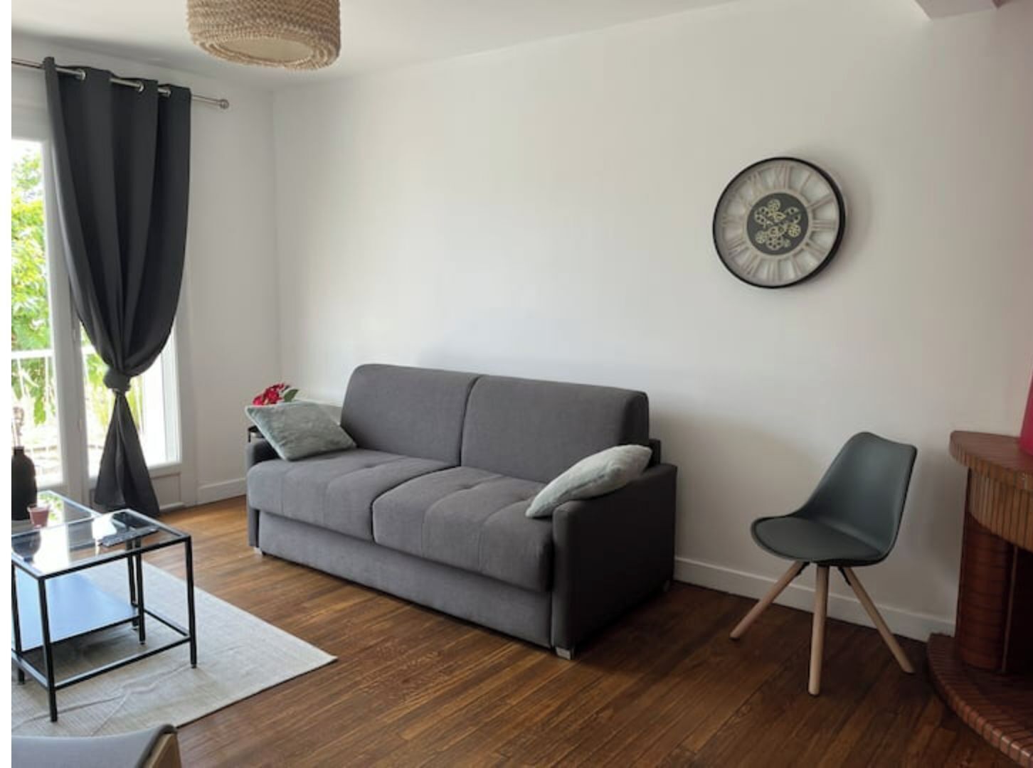 TV connectée, cheminée