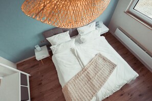 2 slaapkamers, een bureau, gratis wifi, beddengoed