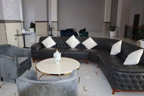 Sitteområde i lobbyen