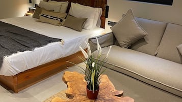 Premium bedding, memory-foam beds, individually decorated