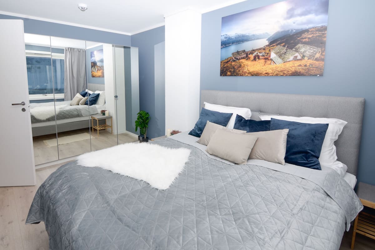 Executive appartement | 2 slaapkamers, luxe beddengoed, donzen dekbedden, pillowtop-bedden
