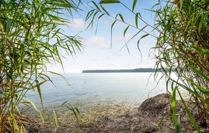 Vlak bij het strand