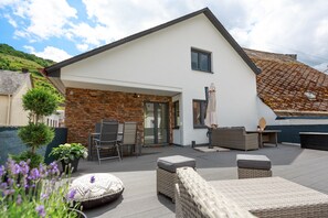 Terrace/patio - Fewo für die Familie Dachterrasse Trocker/waschmaschine Netflix Jarody (Senheim (Mosel))