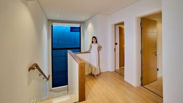 3 bedrooms, in-room safe, blackout drapes, soundproofing