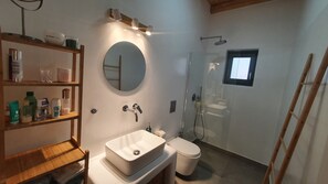 Comfort Villa, 2 Bedrooms, Garden Area | Bathroom | Towels - Villa Meli (Mykonos)