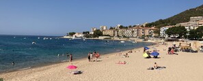 On the beach