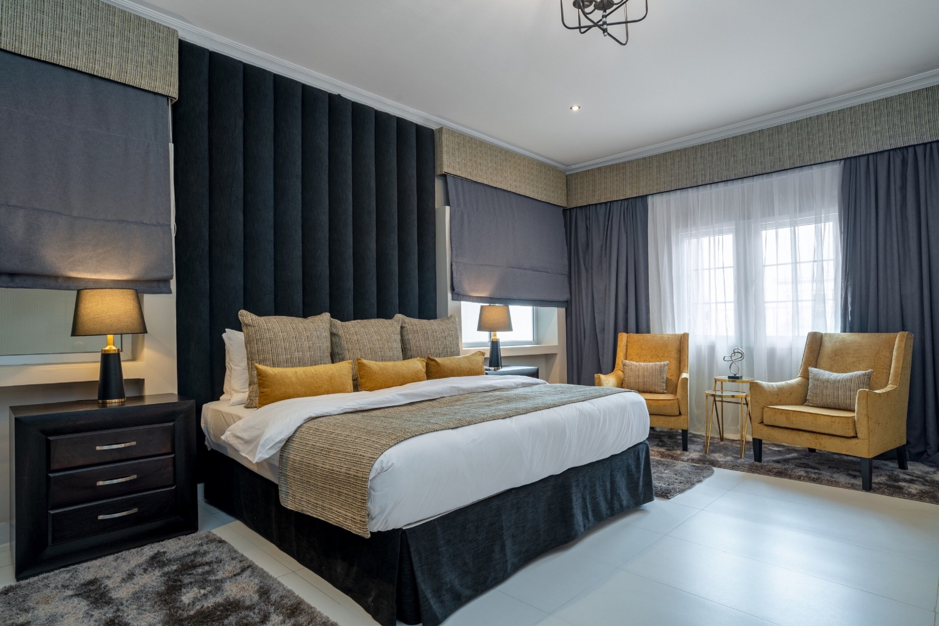 luxury townhome | premium bedding, pillow-top beds, individually decorated