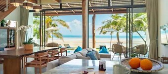 Beachfront Villa InduBlue .5 En-Suite AC bedrooms .Housekeeper Inc. Private Pool