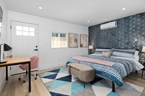 1 habitación, escritorio, tabla de planchar con plancha y wifi gratis 