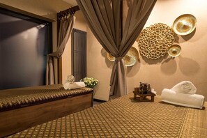 Sauna, massages aux pierres chaudes, massages des tissus profonds