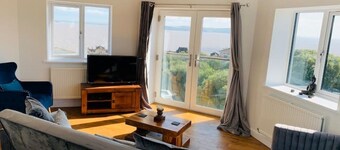 Modern top floor apartment with panoramic sea view