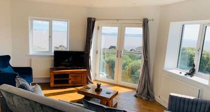 Modern top floor apartment with panoramic sea view