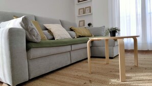 Smart-TV og peis
