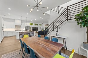 Dining - Chic 4BR Austin Retreat w/ Cowboy Pool, Hot Tub & Sauna — Near Downtown (Austin)