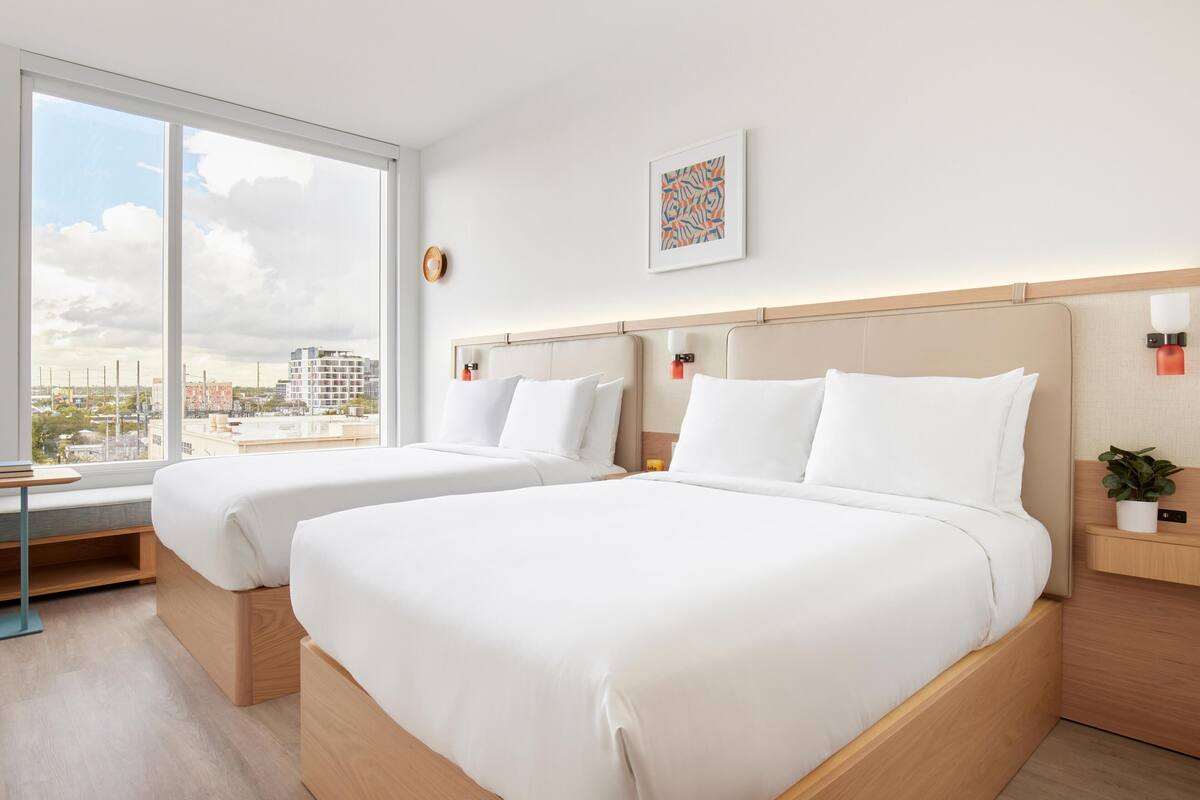Room, 2 Double Beds | Minibar, in-room safe, soundproofing, WiFi (free)
