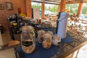 Gratis frukostbuffé varje dag 