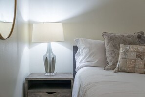 Desk, iron/ironing board, travel cot, free WiFi