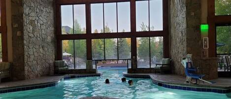 Indoor pool, outdoor pool