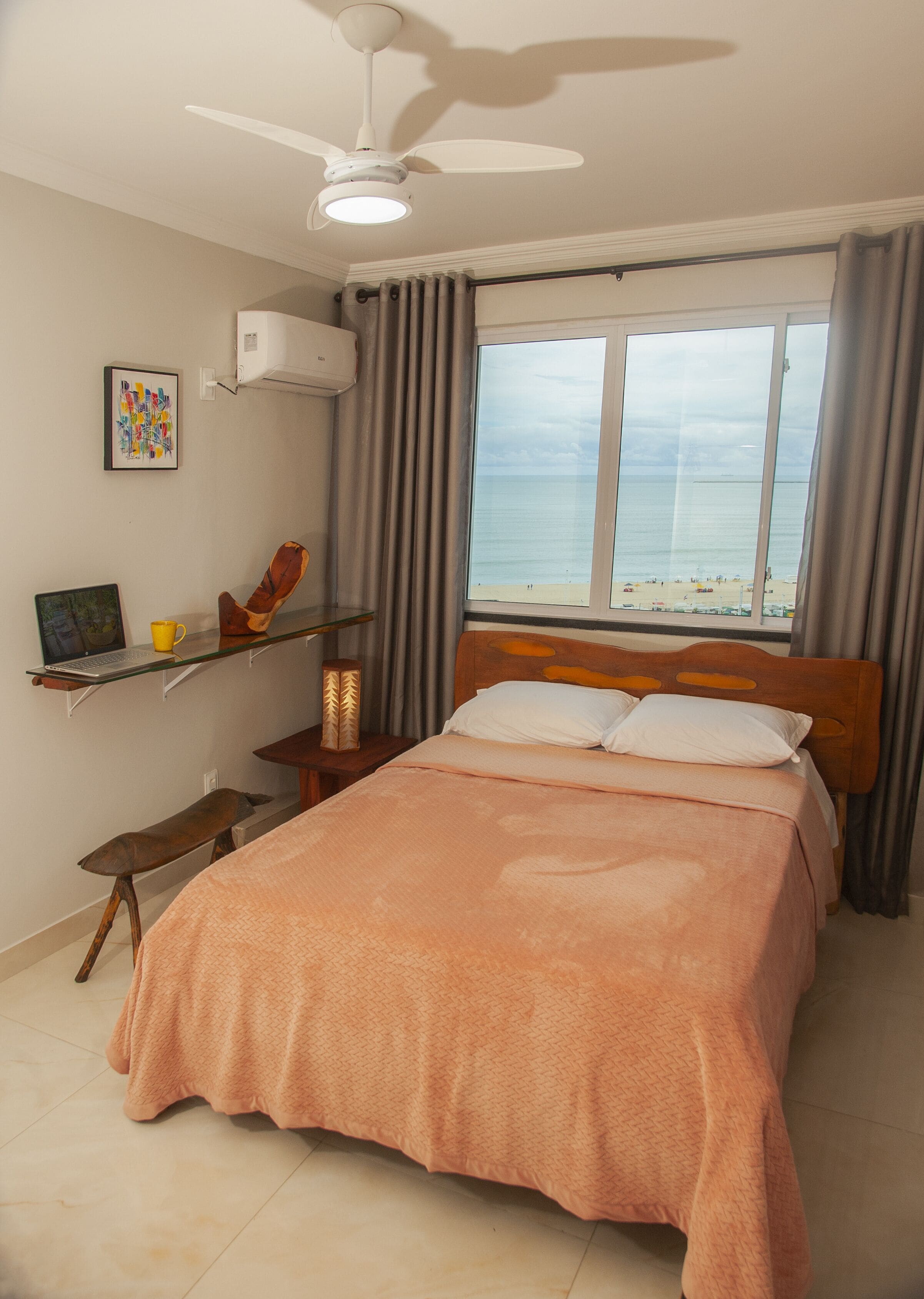 Deluxe Apartment, 3 Bedrooms, Sea View | 3 bedrooms, laptop workspace, blackout drapes, iron/ironing board