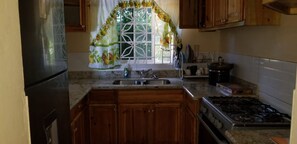 Full-sized fridge, coffee/tea maker, electric kettle, mixer - Holiday House at Villa Montego (Montego Bay)