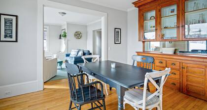 Waterfront, walkable, updated home with harbor views & partial AC