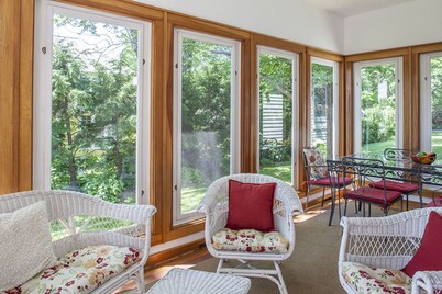Great home with water view - one house from harbor - washer/dryer & dog-friendly