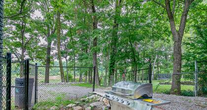 Gorgeous riverside guest house with firepit, patio - great location