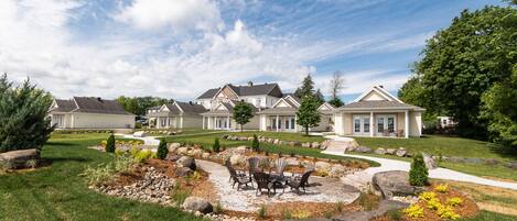 Majoituspaikan julkisivu