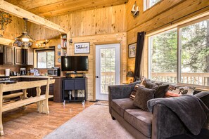 TV, fireplace, DVD player, ping pong