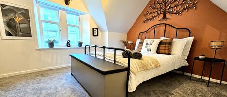 Huoneisto | Ylelliset vuodevaatteet, ilmainen Wi-Fi, vuodevaatteet