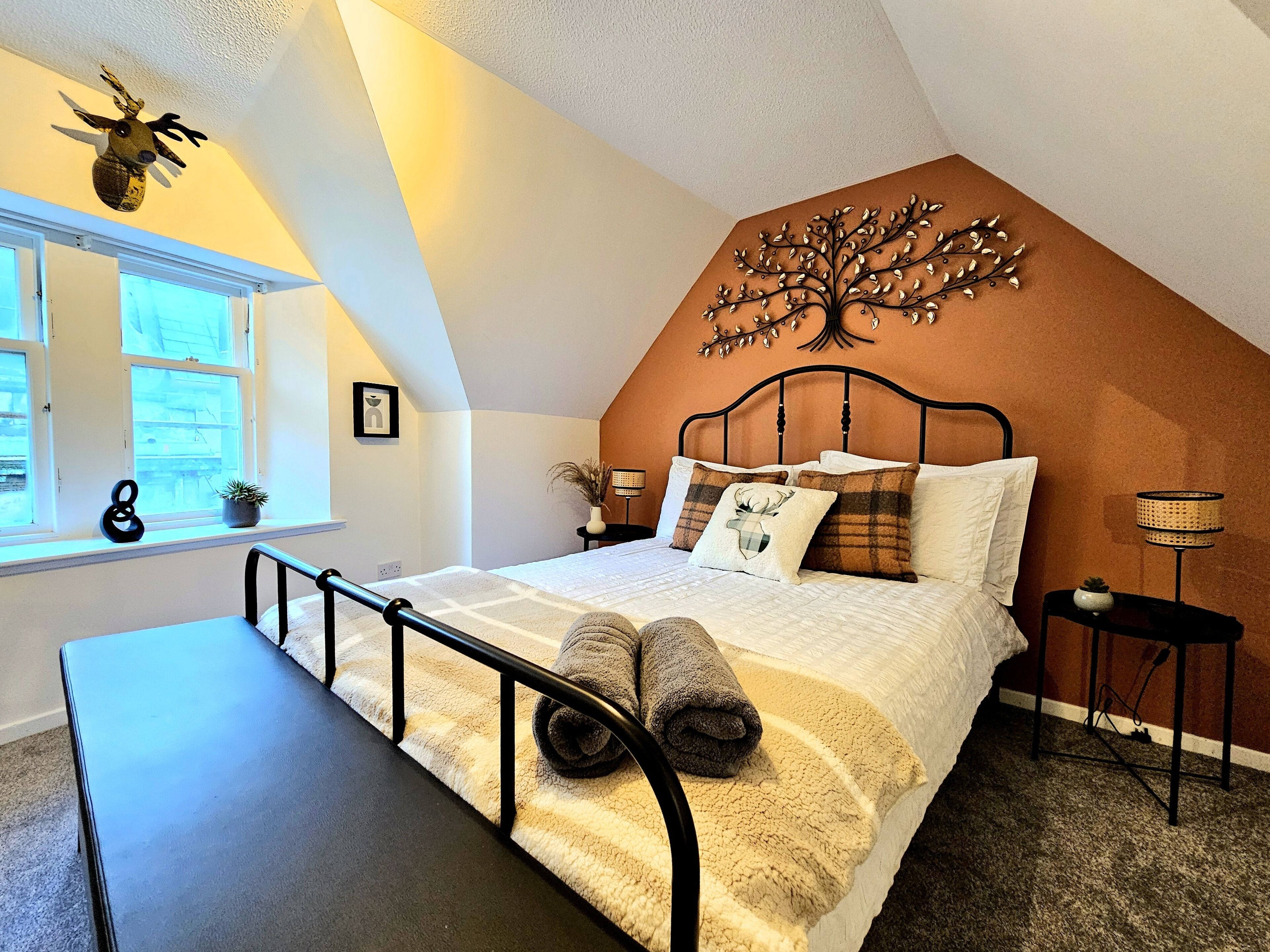 Apartment | Peralatan tempat tidur premium, Wi-fi percuma, cadar katil 