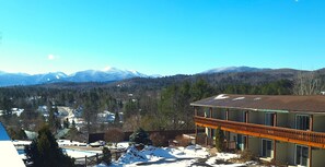Standard King w/ Mountain View Balcony | View from room - The Devlin (Lake Placid)