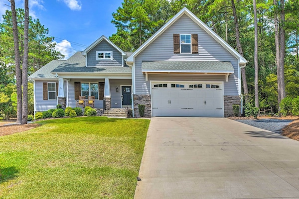 Pinehurst Vacation Rental | 4BR | 3BA | 2,400 Sq Ft | Stairs Required for Access