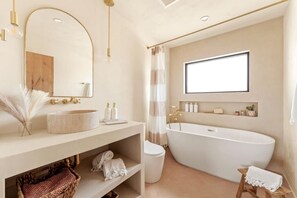 Bathtub, hair dryer