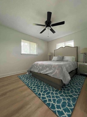 Iron/ironing board, travel crib, WiFi, bed sheets