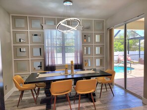 Dining - Modern House w/ Heated Pool (North Port)