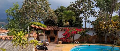 Indoor pool, outdoor pool