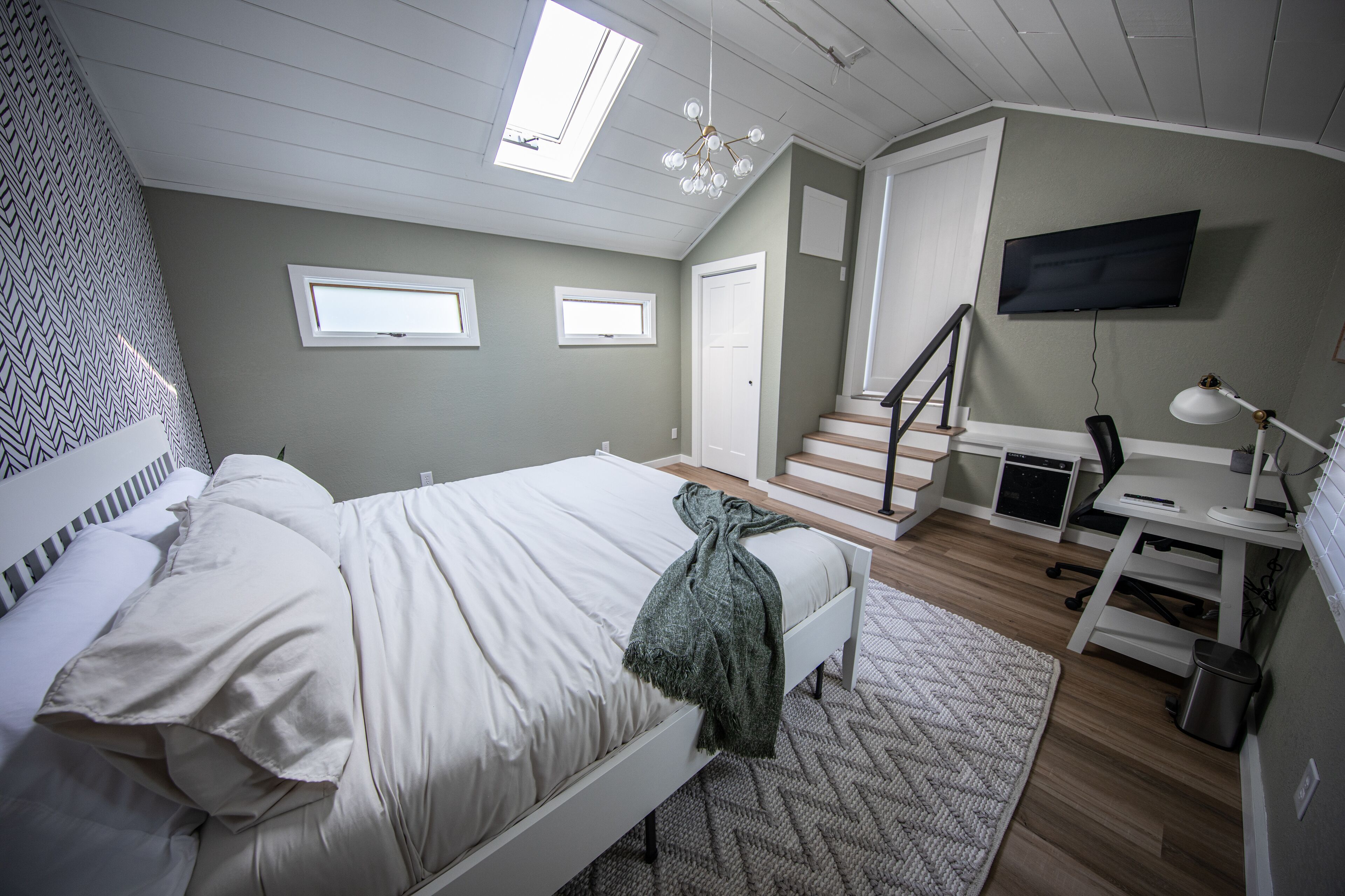 1 sovrum, skrivbord, gratis wi-fi och sängkläder