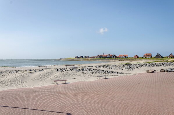 Vlak bij het strand