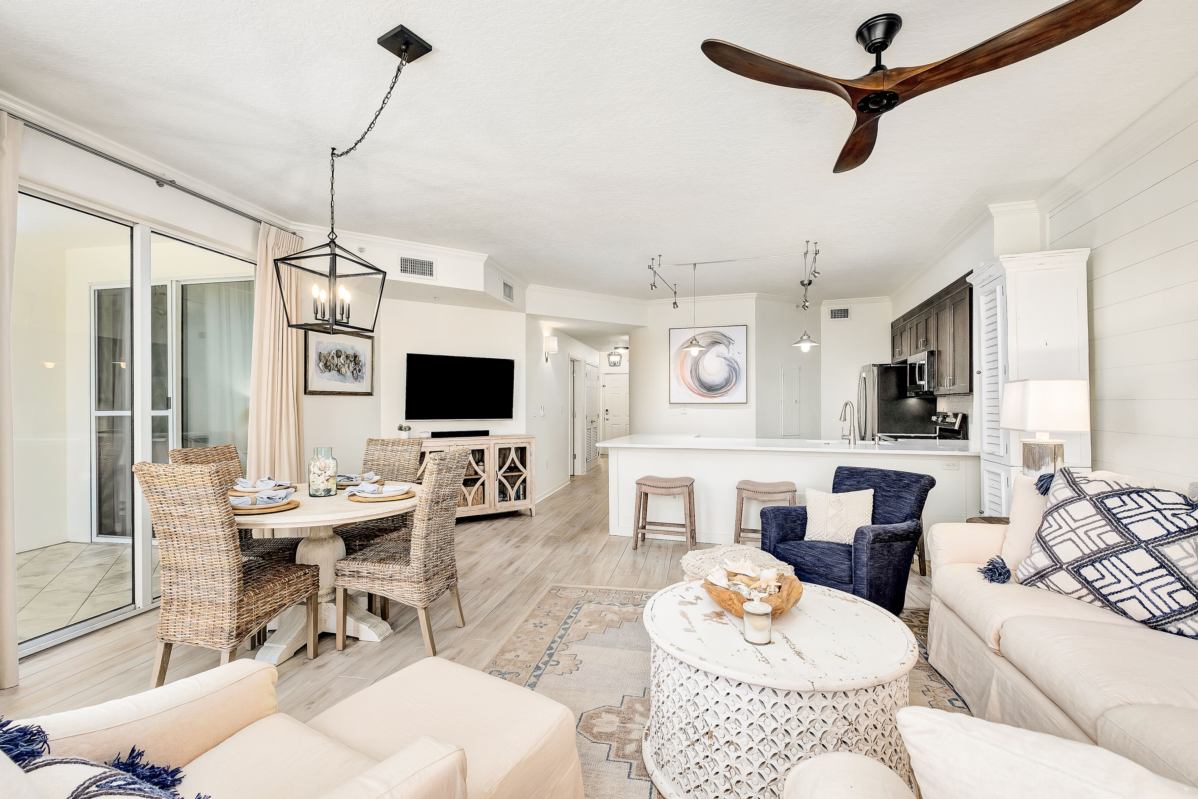 Chic first-floor condo with Gulf & pool view & pickleball - steps to beach